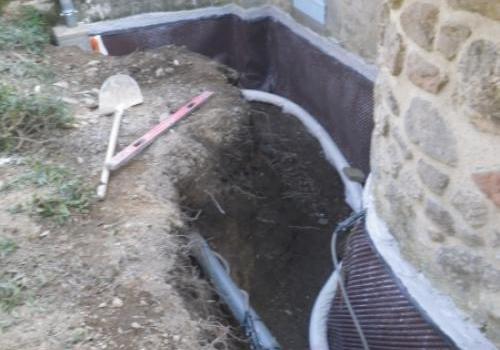 Drainage d’une maison